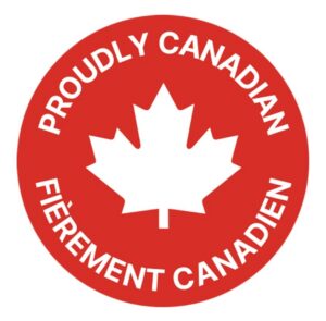 Proudly Canadian roundel marking a Canadian owned MSP