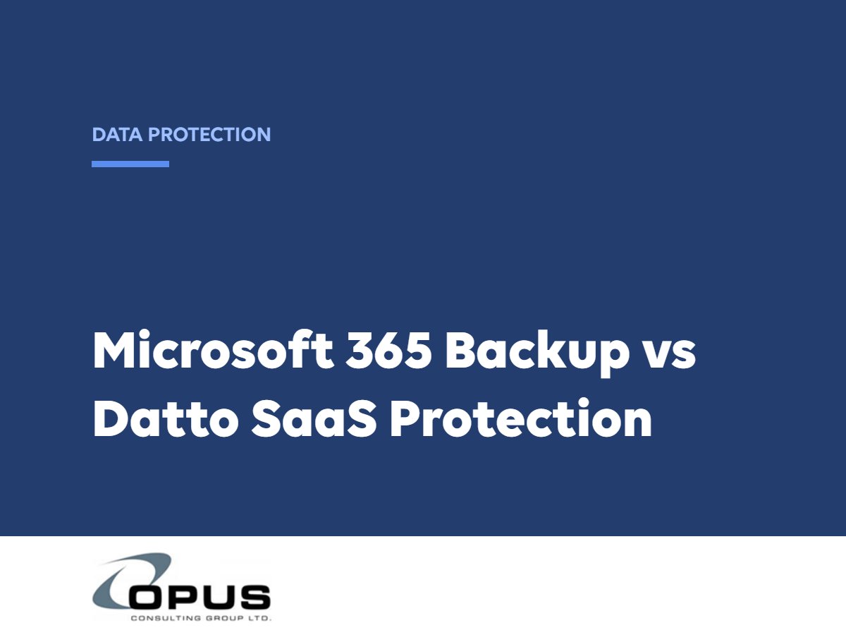 Microsoft 365 Backup vs Datto SaaS Protection: The Real Gaps